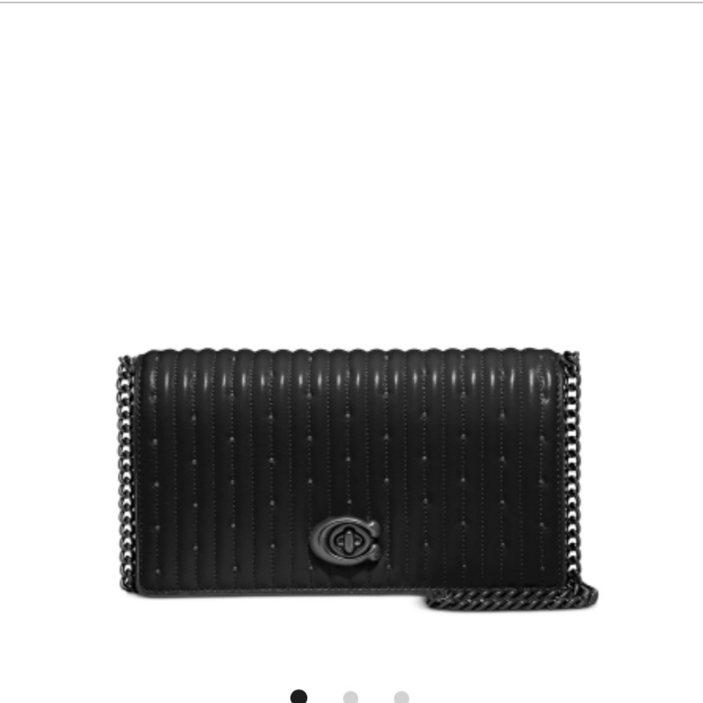 Convertible Leather Coach Belt Bag